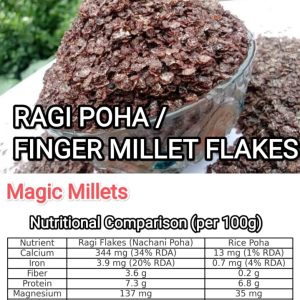 Ragi / Nachani Poha / finger Millet flakes 400 g
