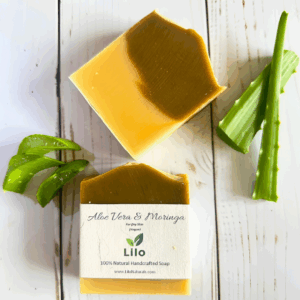 Aloe Vera & Moringa | For Dry Skin | Organic Moringa | Organic Fresh Aloe Vera | Organic Shea Butter | Cocoa Butter | Extra Virgin Olive Oil | Cold Pressed Coconut Oil | Lemongrass | Lime | Eucalyptus