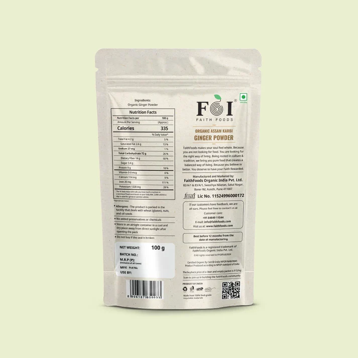 Organic Assam Karbi Ginger Powder - Image 2
