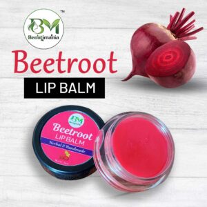 Beautimania Beetroot Lip Balm for Dark Lips to Lighten and Moisturizes- Pack of 2 | Lip care Lip for Dry and Chapped Lips | Lip Balm for Women &  Men