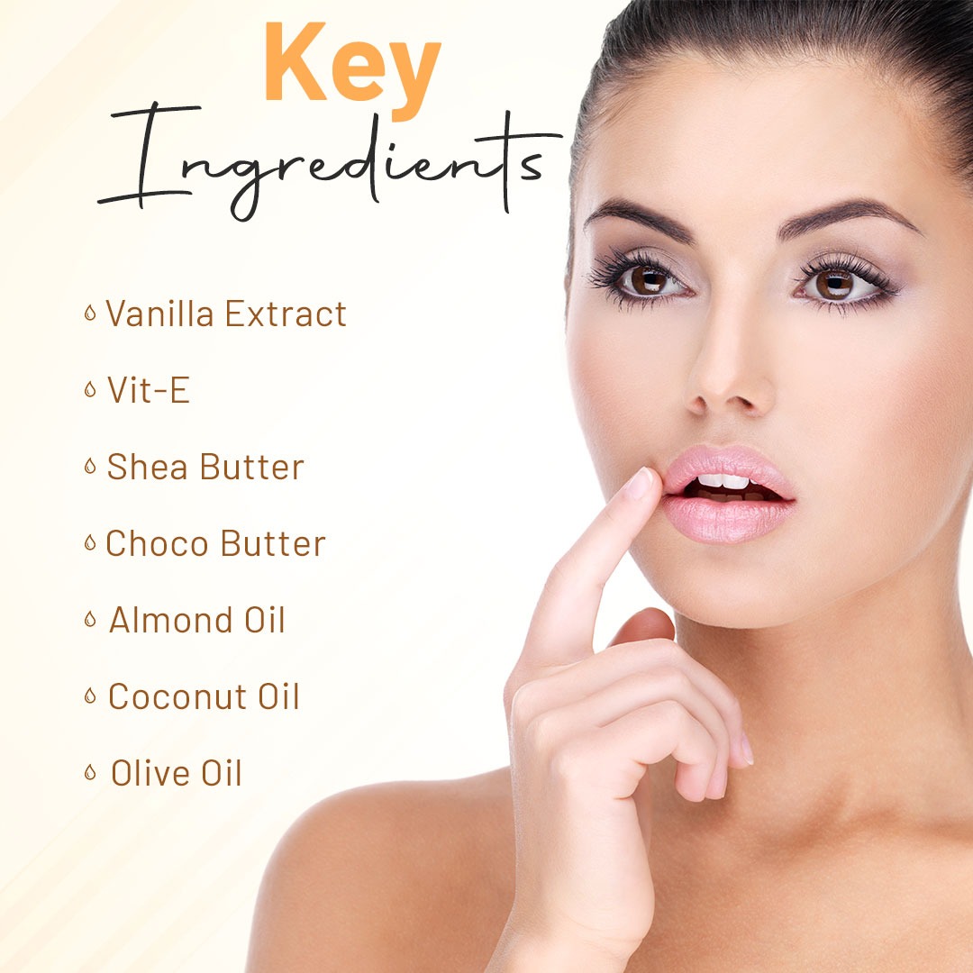 Beautimania Vanilla Lip Balm for Dark Lips to Lighten and Moisturizes - pack of 2 | Lip care Lip Balm for Dry and Chapped Lips | Lip Balm for Women & Men - Image 3