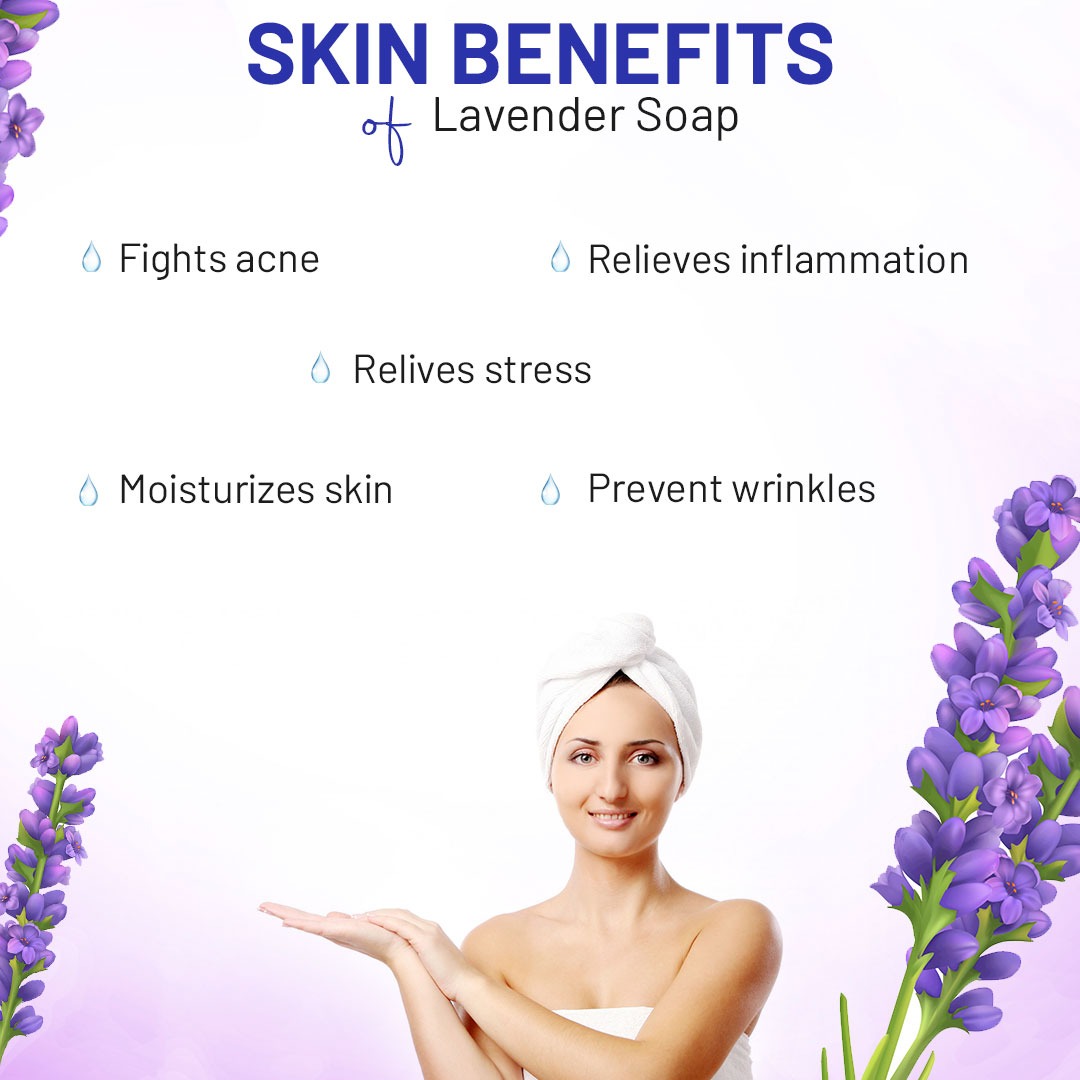 Beautimania cold process Lavender Bathing Soap 125 gm with Essential Oils - Image 2