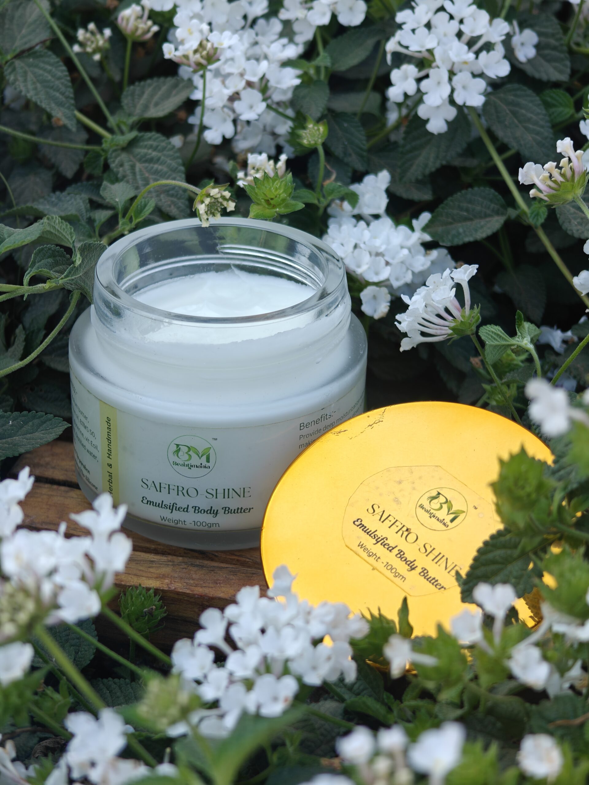 Beautimania Saffro-Shine , Emulsified Body Butter l Herbal moisturizer for deep hydration without stickiness - Image 2