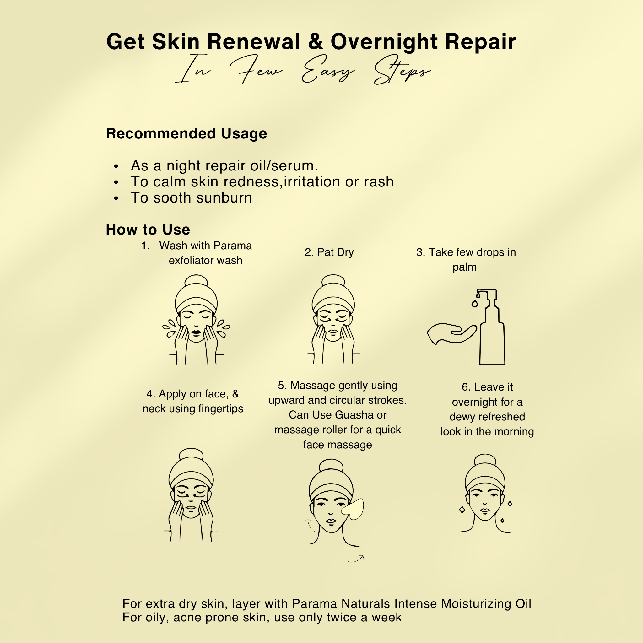 Lavender - Turmeric OVERNIGHT Nourishing Face Oil & Serum - Image 6