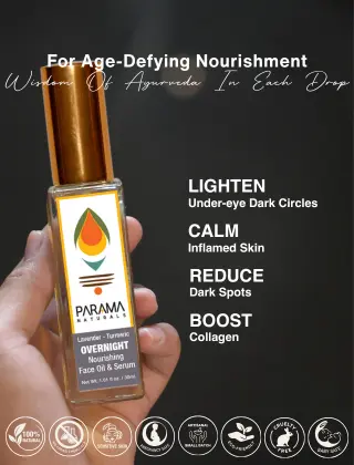 Lavender - Turmeric OVERNIGHT Nourishing Face Oil & Serum - Image 2