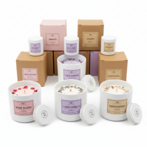 Eco-Friendly Soy Wax Aromatherapy Candle (Lavender | Rose | Sandalwood)
